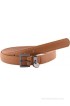Buckle Up Women Casual Tan Artificial Leather Belt(Tan)